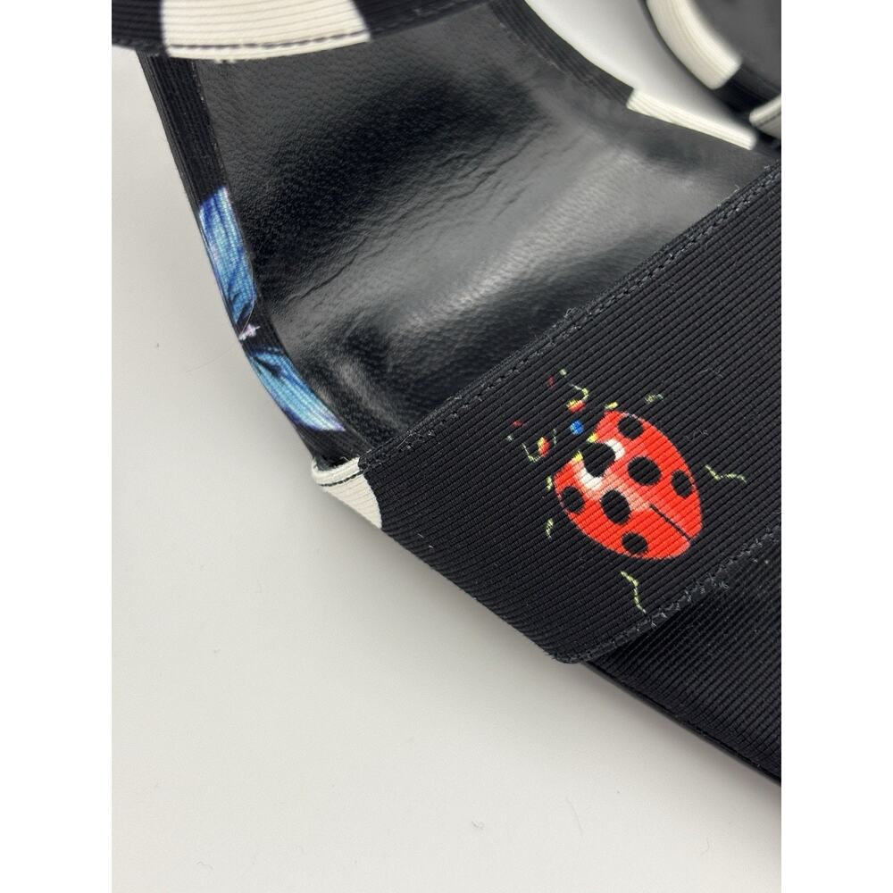Versace x Dua Lipa Collab Slides Heeled Sandals Size 38.5 / 8.5 Medusa Insignia - Picture 9 of 16